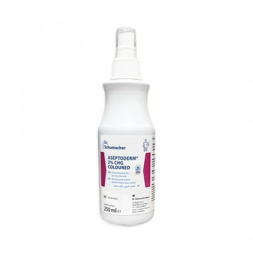 Aseptoderm 2% CHG  (spray) coloured - 250ml