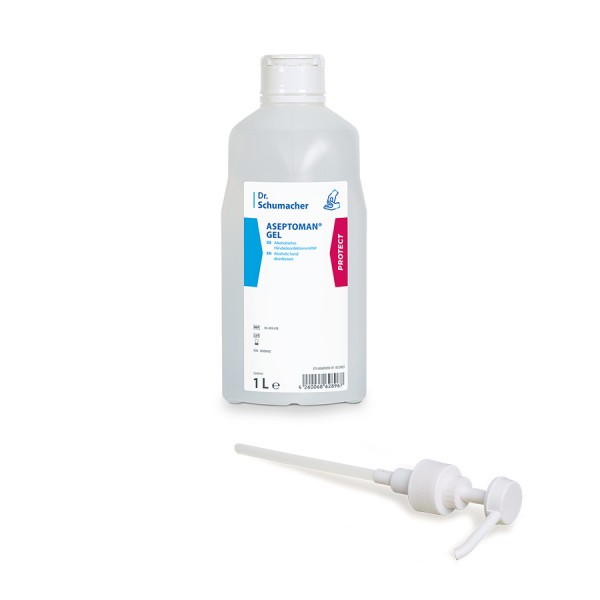 Aseptoman gel - 1000ml με αντλία (85% αιθ.)